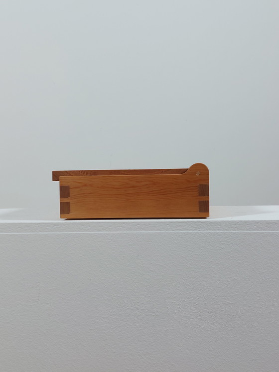 Image 1 of Carpenter-made wooden minimalist vintage wooden box dovetail