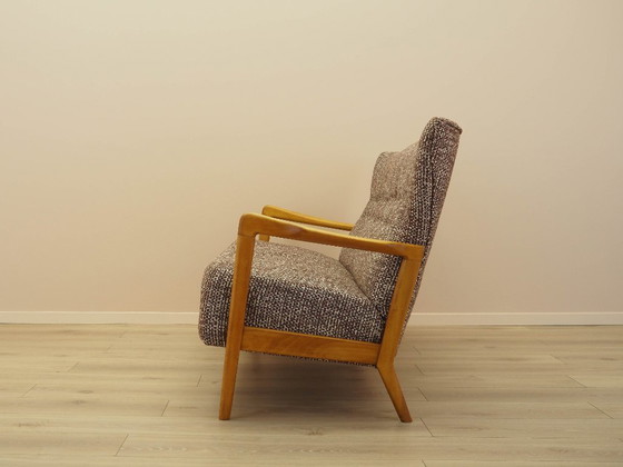Image 1 of Beuken bank, Deens design, jaren 60, fabrikant: Fritz Hansen