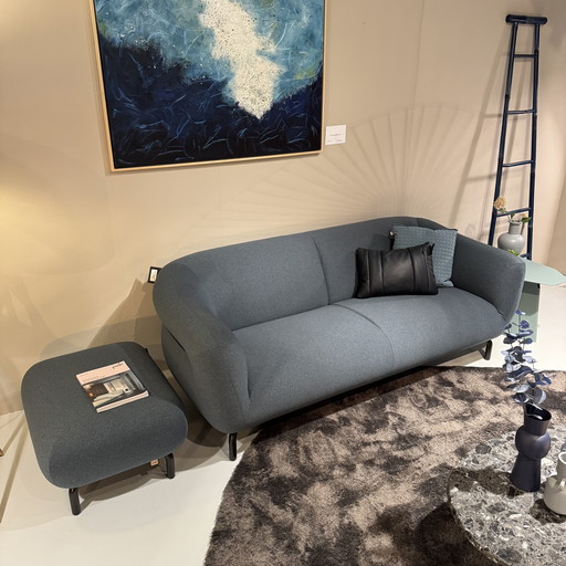 Pode Yanda 3-seater sofa with ottoman