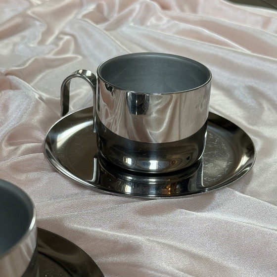 Image 1 of 6-delige Guido Bergna espressokop- en schotelset 