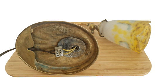 Image 1 of Lampada Art Nouveau - Firmata Müller frères- Circa 1910