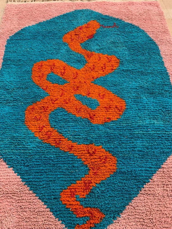 Image 1 of Alfombra marroquí decorada 270 cm x 170 cm