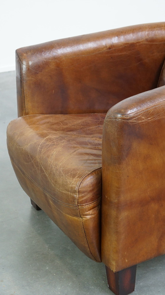 Image 1 of Beef Leather Aviator Armchair/ Armchair