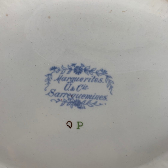 Image 1 of Kleine Suppenterrine / Gemüseschale Sarreguemines U&C, Modell Marguerite