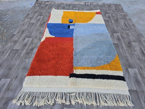 Image 1 of Handgeweven Berberkleed, traditioneel handgeweven, afmeting 250/150 cm