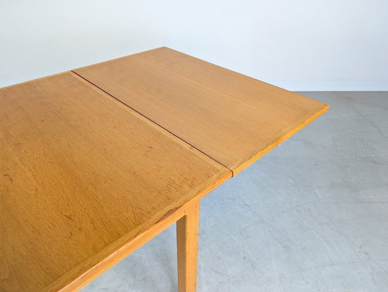 Image 1 of Tavolo da pranzo originale di metà secolo Lübke, tavolo vintage allungabile in rovere