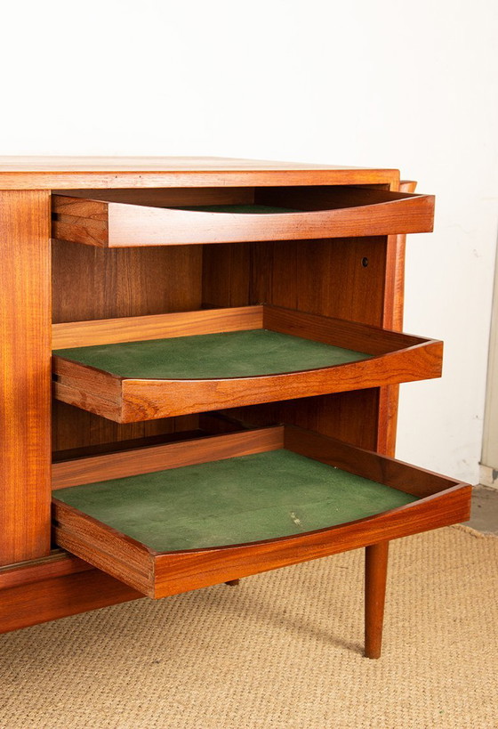 Image 1 of Credenza danese in teak molto grande 255 cm 1960.
