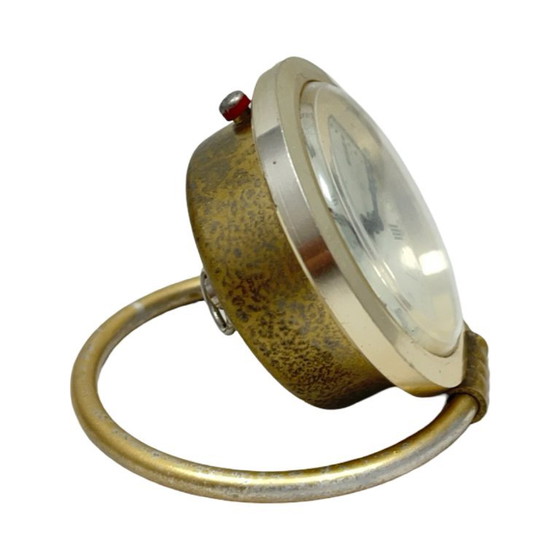 Mechanische wekker van het Sovjet-Unie Slava, 11 jewels – jaren 60, werkend, vintage USSR – Klokken, Glass (photo 9 of 11)