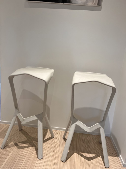 2x Slab Miura tabouret de bar