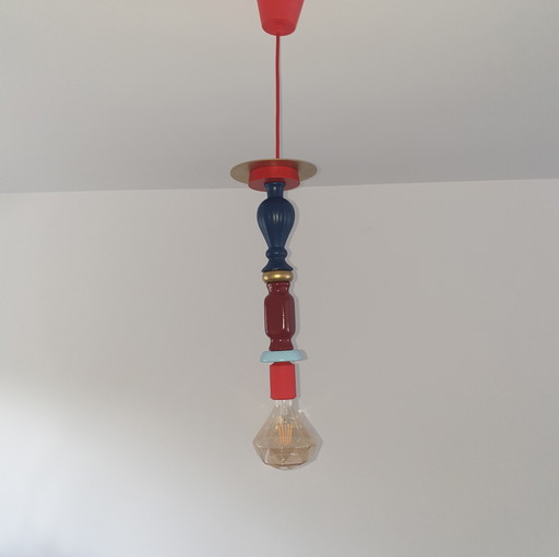 Suspension lumineuse/  totem " bella contemporaine
