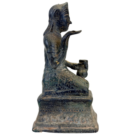 Nang Kwak Thailandese – Statuetta di Prosperità in Bronzo – 11,3 cm – Sculture, Bronze (photo 3 of 10)