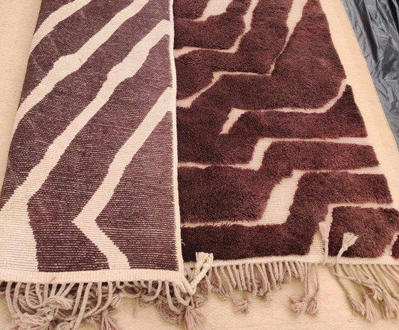 Mrirt vloerkleed 300x200 cm – Dikke premium wol, abstract chocoladepatroon – Vloerkleden en tapijten, Katoen (photo 6 of 13)