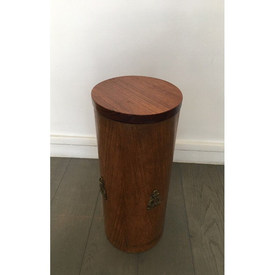 Image 1 of Vintage teak umbrella stand