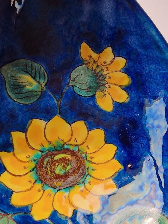 Image 1 of Ciotola-Plateau-maiolica.Hindelanger Keramik.60'Germania.