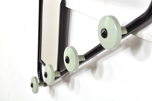 Vintage Coat Rack With Mirror