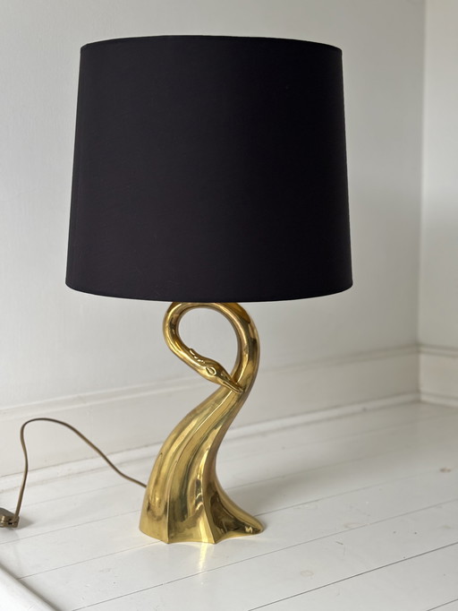 Lámpara de mesa Regina Swan, Italia, años 70