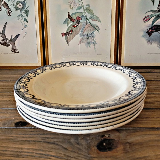 Image 1 of Placas de tierra de hierro Salins Guirnaldas Luis XVI