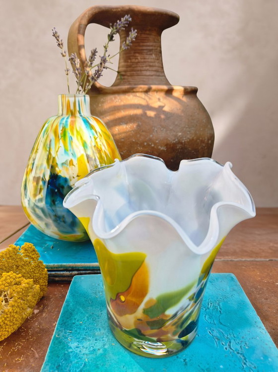 2 Fidrio Handmade Design Vases - Colori Collection – Glass (photo 8 of 17)