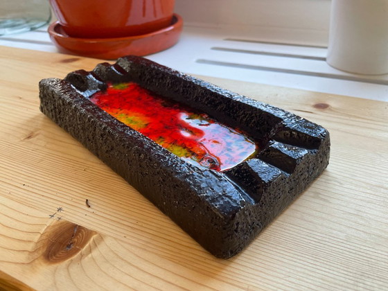 Image 1 of Mid Century Modern Jan Van Erp Fat Lava Ashtray Asbak