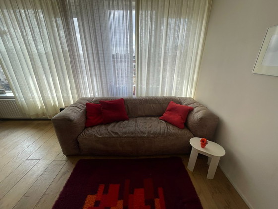 Image 1 of Divano vintage in pelle marrone