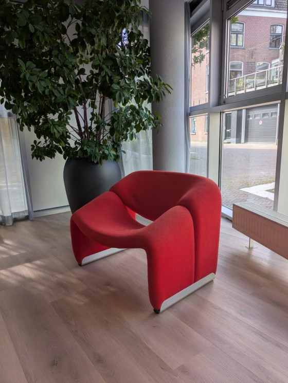 Image 1 of Pierre Paulin - Artifort Groovy Silla M F598 en Rojo - lote de 2