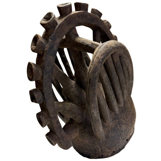 Decorazione Murale - Autentica Maschera Antica Igbo Agbogho Mmuo – Rituale Verificato – Sculture, Textile (photo 4 of 9)