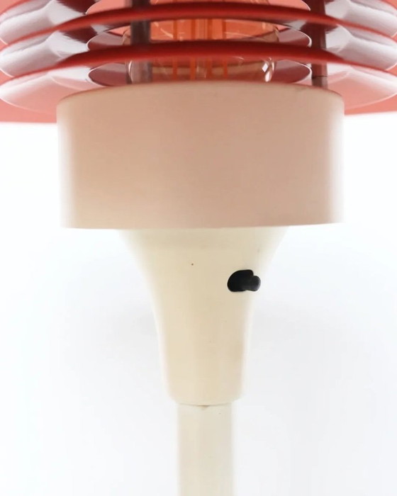 Image 1 of Lampada da tavolo vintage Lyfa color rosa salmone, design danese