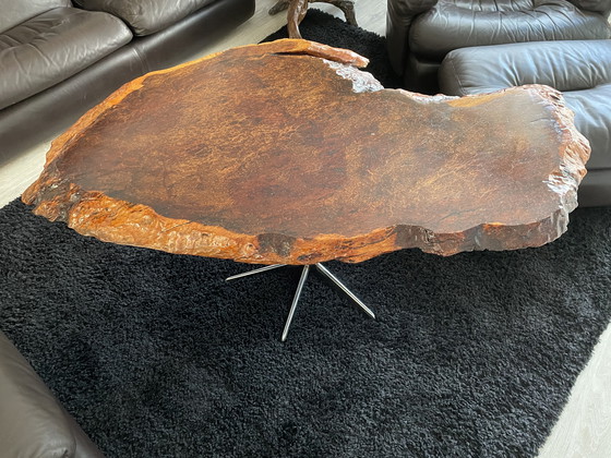 Image 1 of Redwood Burl Coffeetable 1950s