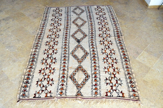 Image 1 of Tapis Marmoucha Marocain Vintage - 277 x 186 cm