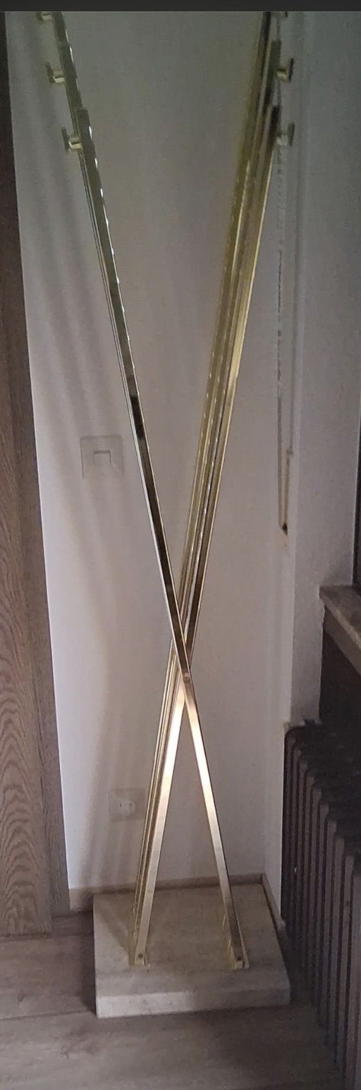 Porte manteau en laiton Romeo Rega 