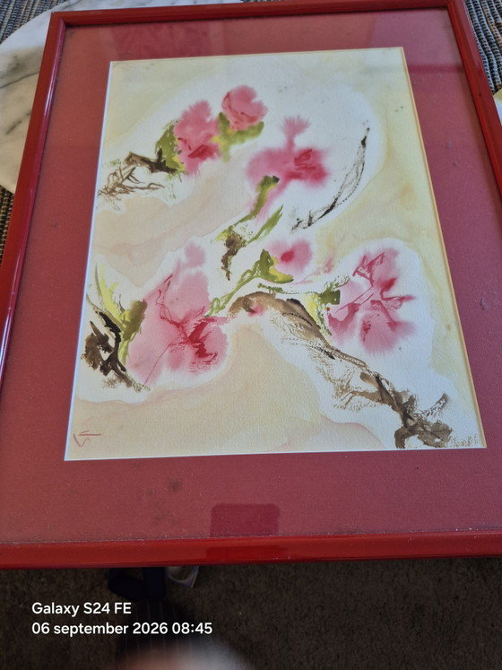 3 Watercolors – Paintings & Drawings, Glass, Paper (photo 3 of 6)