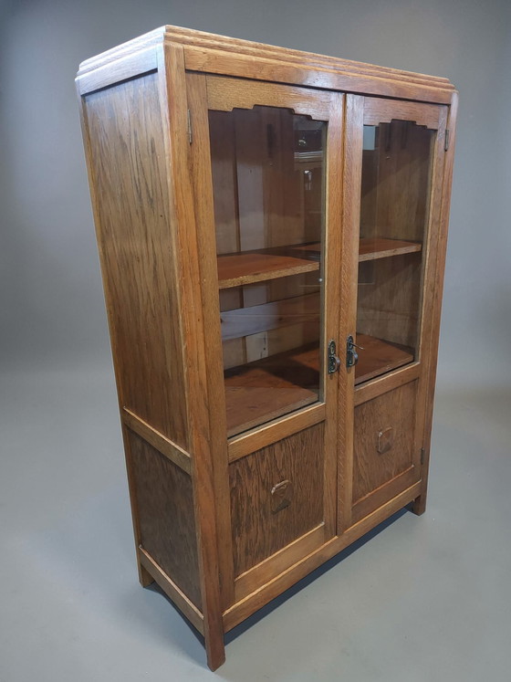 Image 1 of Bibliothèque Art Déco ancienne