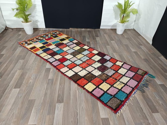 Image 1 of Mehrfarbige Berberteppiche aus Leinen, 250 cm x 100 cm