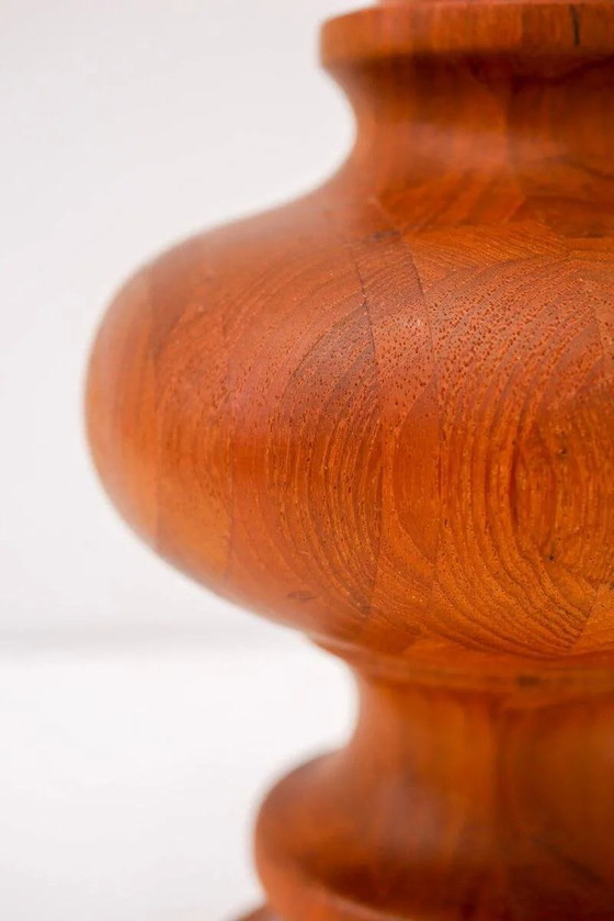 Image 1 of Mid-century modern Scandinavian oak table lamp from Möllers
