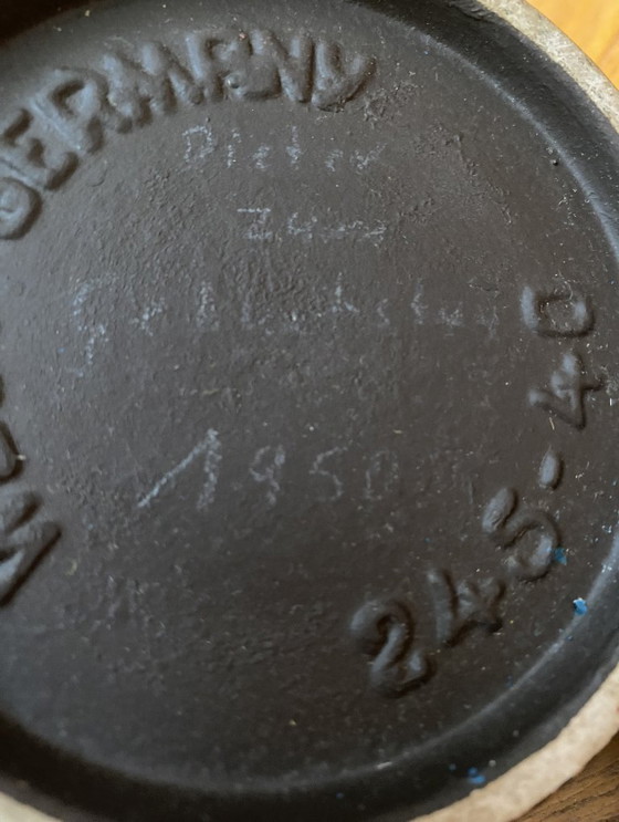 Image 1 of Bay-Vase Modell 245-40 Dekor Kongo Design von Bodo Mans 1958