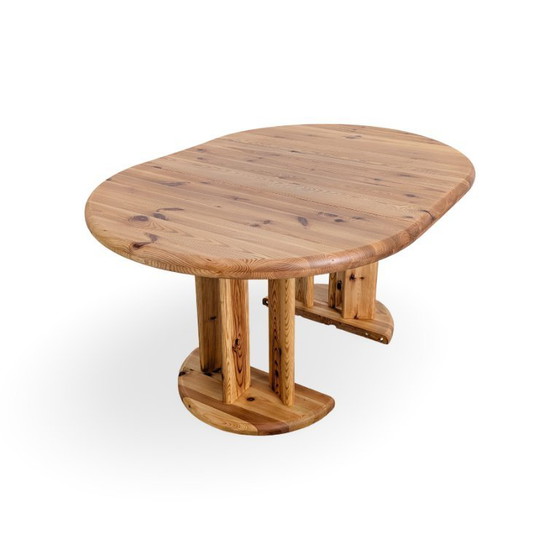 Image 1 of Mesa de comedor extensible original de Rainer Daumiller de mediados de siglo.