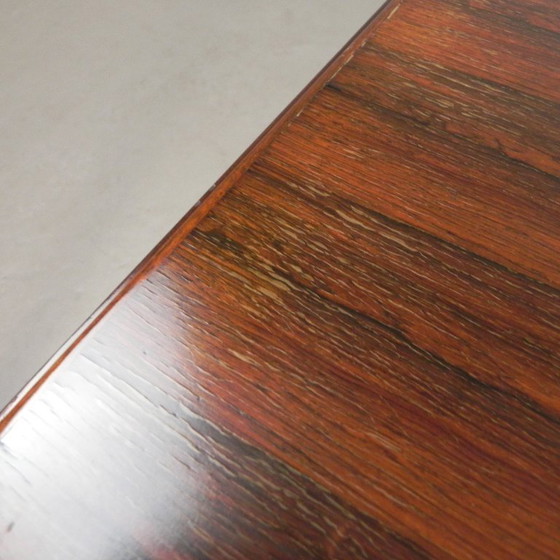 Image 1 of Art-Deco-Esstisch, Palisanderfurnier, ausziehbar auf 248 cm, 1930er Jahre