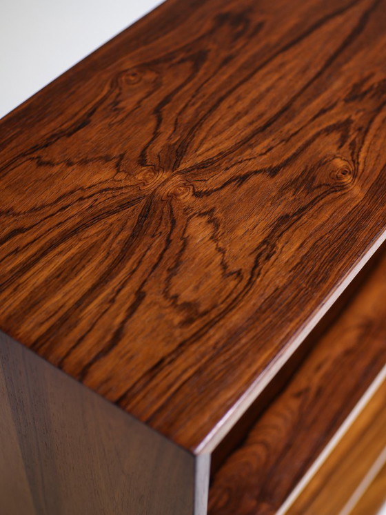 Image 1 of Palissander boekenkast wandkast vintage Deens