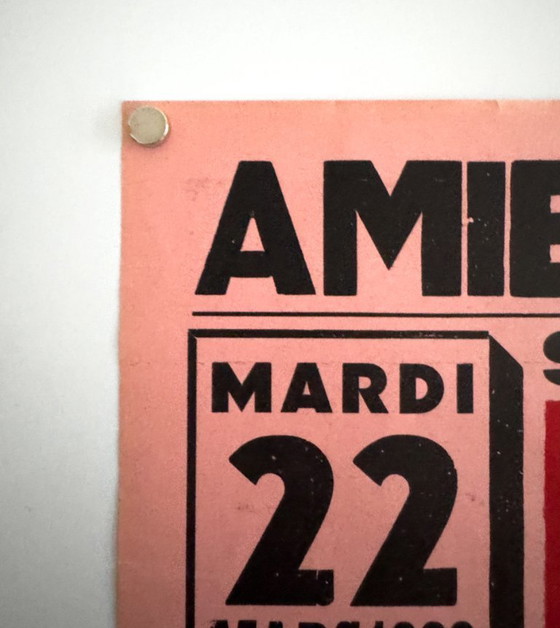 Image 1 of Póster original de lucha libre francesa Catch – Serigrafía – 1960 – 60,00 × 39,50 cm