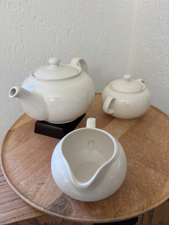 Image 1 of Théière/cafetière Barratts, sucrier et pot à lait/crème