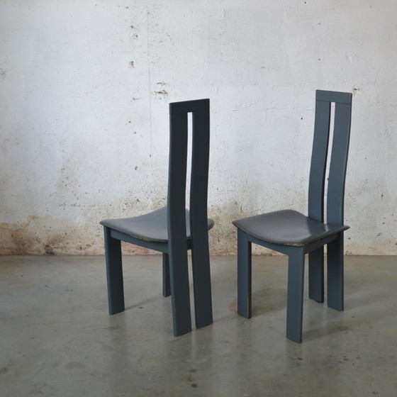 Image 1 of 8x high back rest chairs