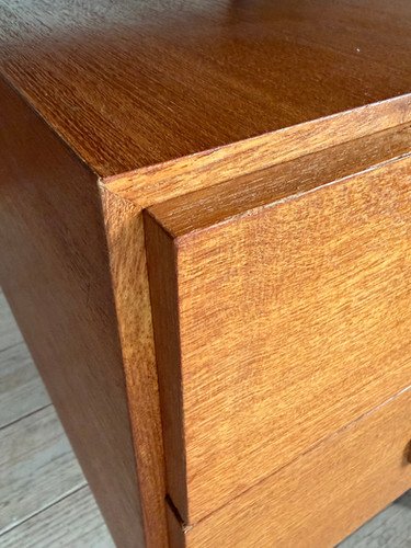 Vintage modernist teak Desk – Metal (photo 8 of 20)