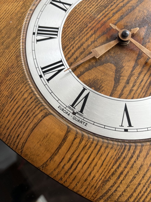 Reloj de pared brutalista - Funciona – klokken, Metal, Wood (photo 2 of 5)