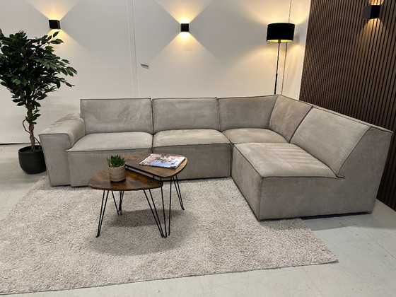 Image 1 of Modulaire hoekbank taupe 276x180cm