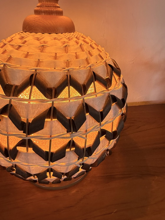 Vintage Deense ‘Pineapple’ Vloerlamp ‘70 – Vloerlampen, Glass, Plastic (photo 10 of 13)