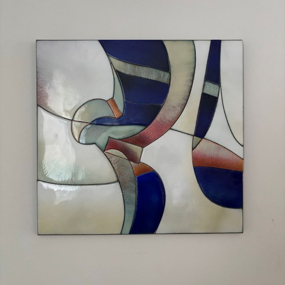 Image 1 of Obra de arte titulada «Strawinsky», cerámica sobre esmalte, Jan de Valk, 1991.