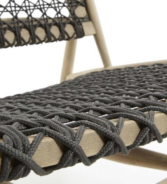 Image 1 of 2 Strak design teak Indoor Outdoor stoelen, fauteuils, wave, strak, boho, beachstyle