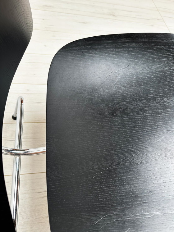 Image 1 of Poltrona lounge vintage Eames LCM in compensato degli anni '70, disegnata da Charles e Ray Eames per Vitra.