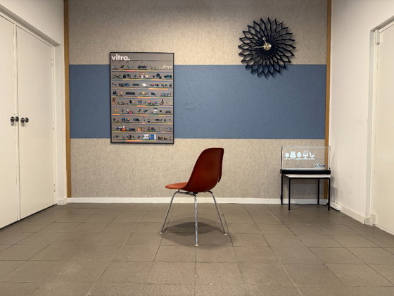 Image 1 of Herman Miller | Charles & Ray Eames | DSX | Terracotta Fiberglass – Chrome steel base | 6x