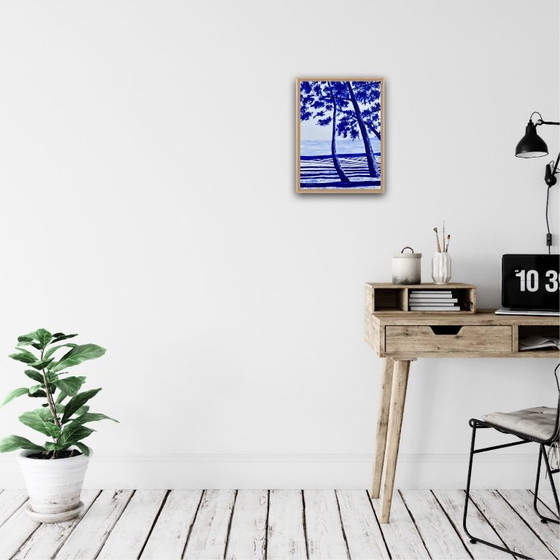 Image 1 of Acrilico su carta Hahnemuhle bianca. Dimensioni 40x30 cm.